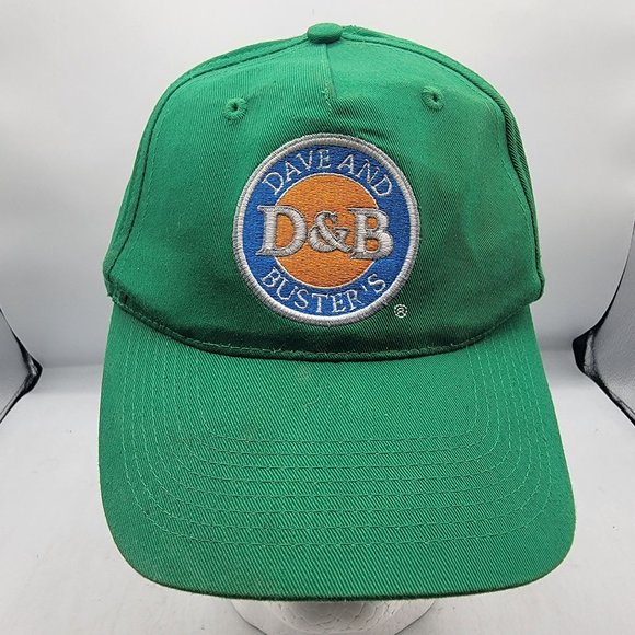 Dave And Busters Adults Green Hat Cap Arcade Video Games Casual Athletic - Picture 1 of 9